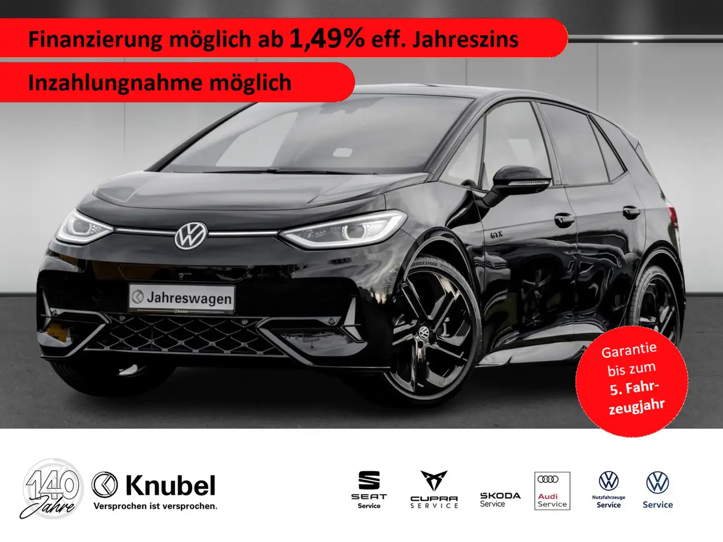 Volkswagen ID.3 GTX Performance HarmanKardon IQ.Light Navi Area... Schwarz - 1