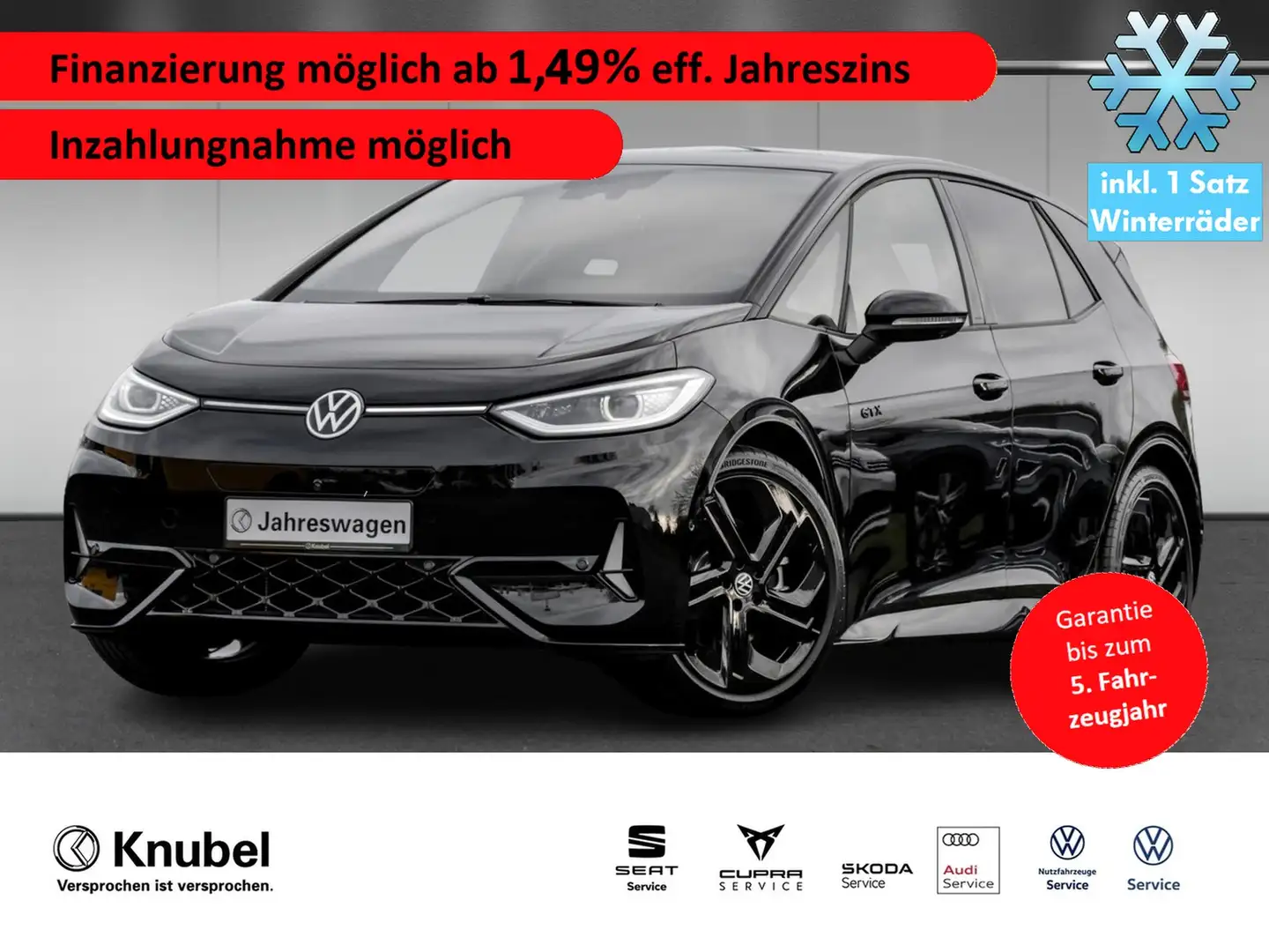 Volkswagen ID.3 GTX Performance HarmanKardon IQ.Light Navi Area... Schwarz - 1