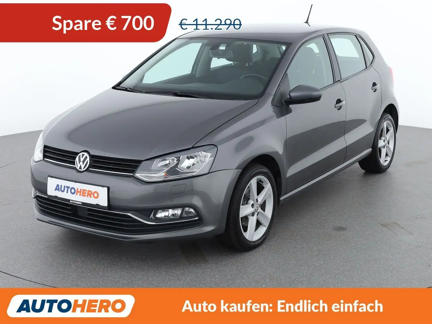 Volkswagen Polo 1.4 TDI Comfortline BlueMotion Tech Grau - 1
