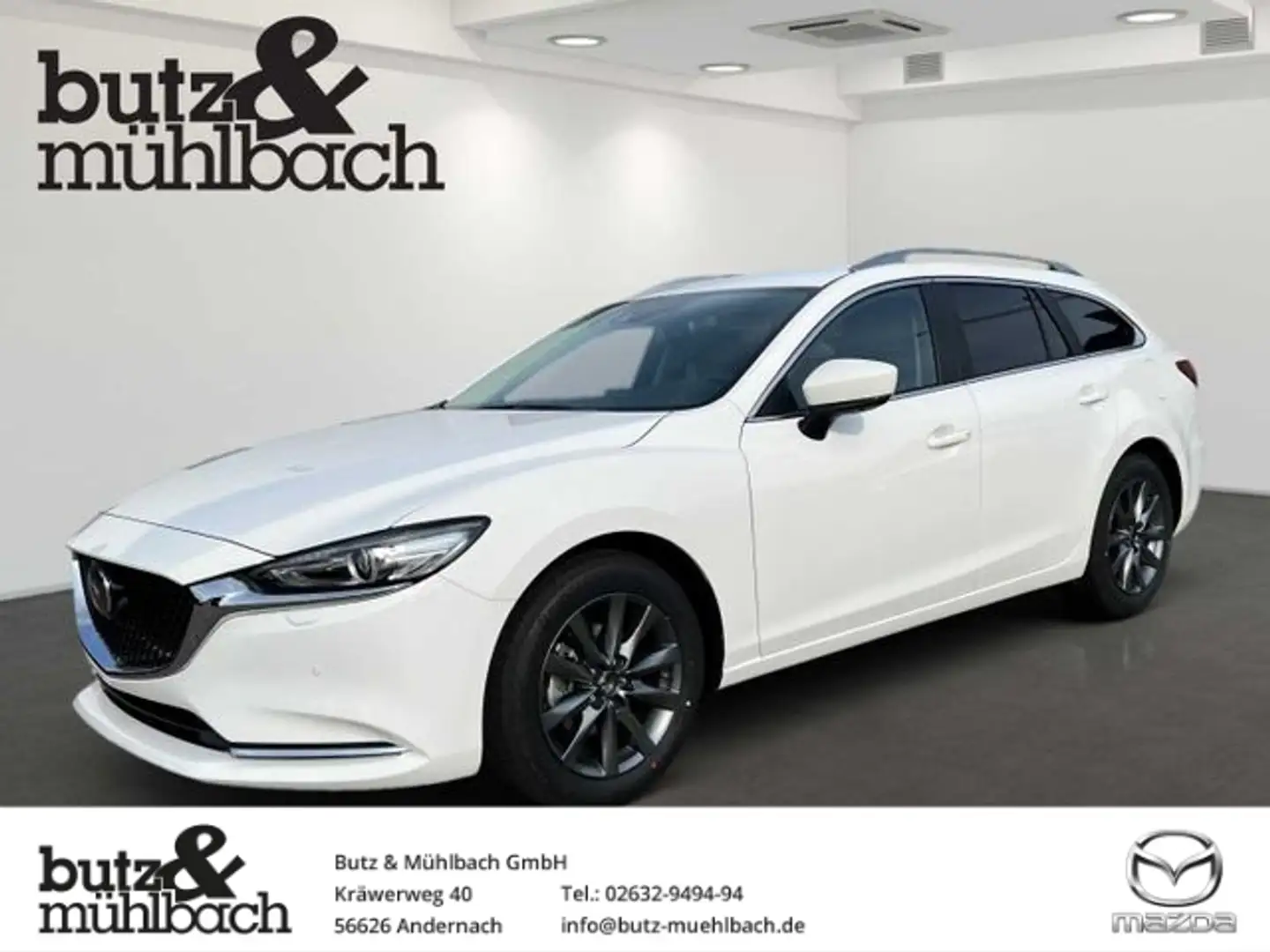 Mazda 6 Kombi 2.0 SKYACTIV-G Aut. Center-Line Navi Soundsy Weiß - 1