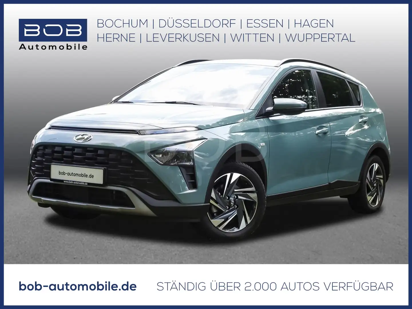 Hyundai BAYON 1.0 Trend Mild-Hybrid NAVI SHZ Allwetter Verde - 1