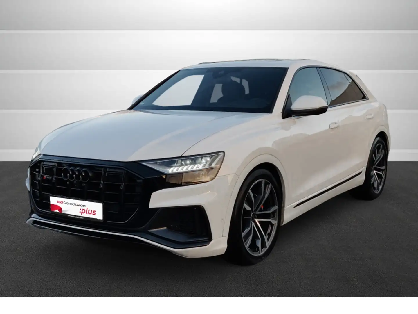 Audi SQ8 4.0 TFSI quattro S line AHK Matrix Pano B&O Weiß - 2