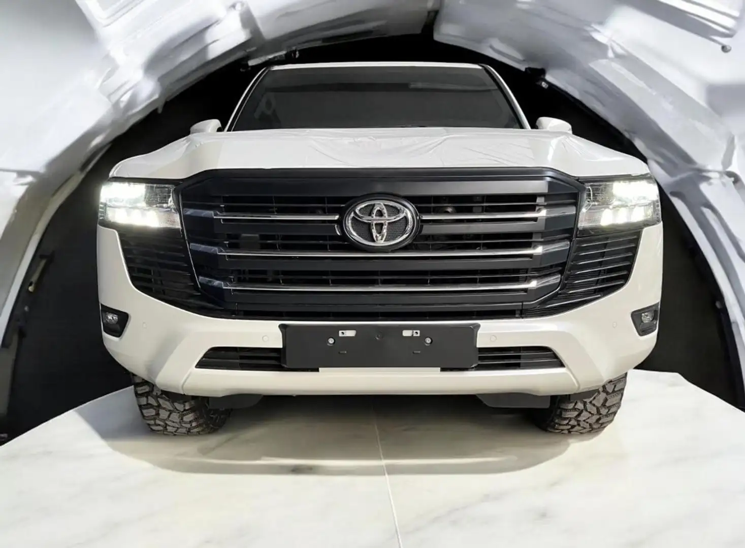 Toyota Land Cruiser 300 3.3 V6 7 POSTI CORAZZATO B6 / VR7 NUOVO Bianco - 2