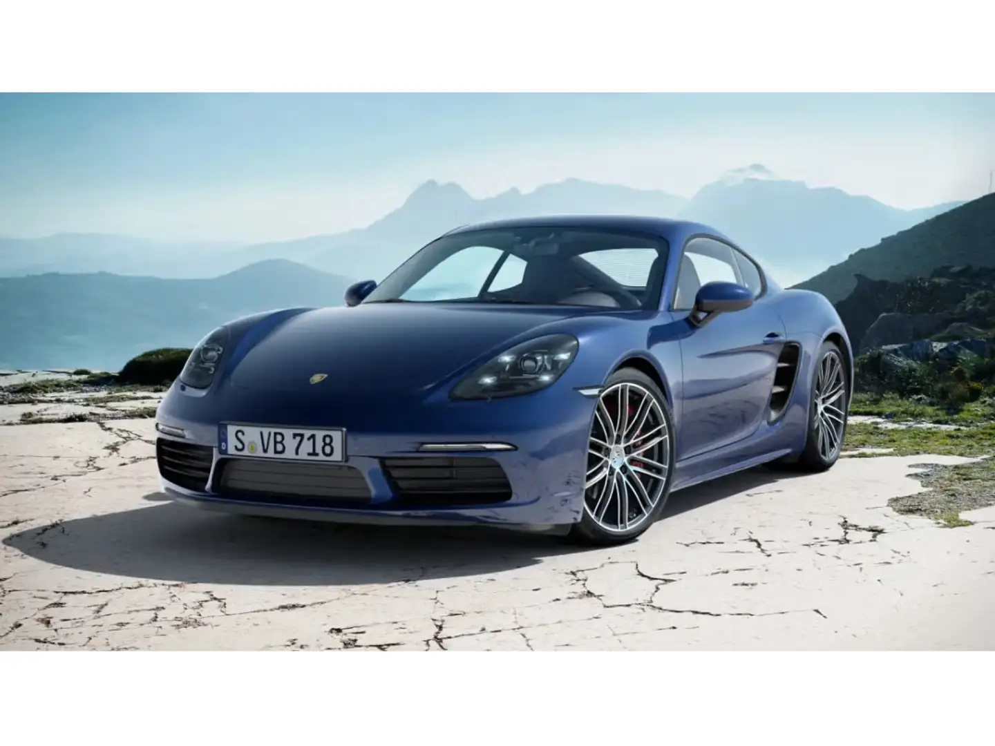 Porsche 718 Cayman S Bleu - 1