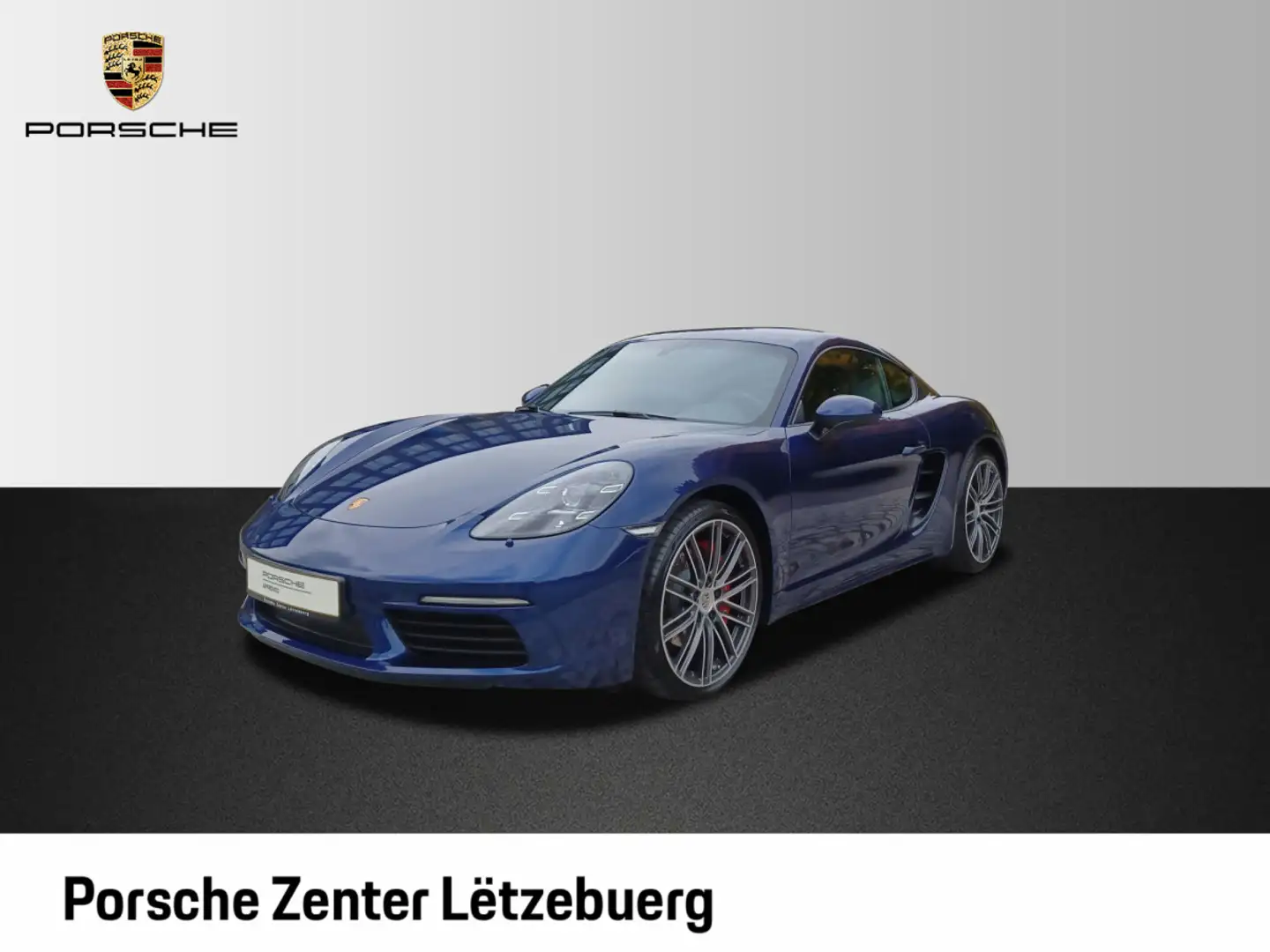 Porsche 718 Cayman S Bleu - 1