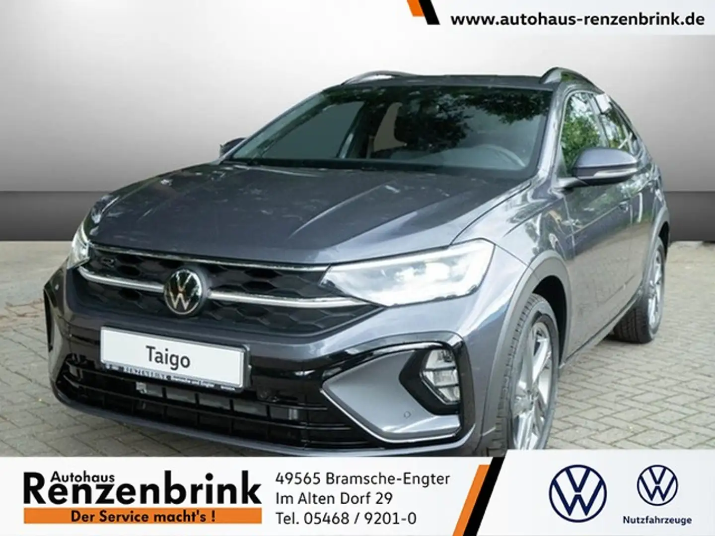 Volkswagen Taigo R-Line TSI DSG GJR RFK Navi Kessy Grau - 1