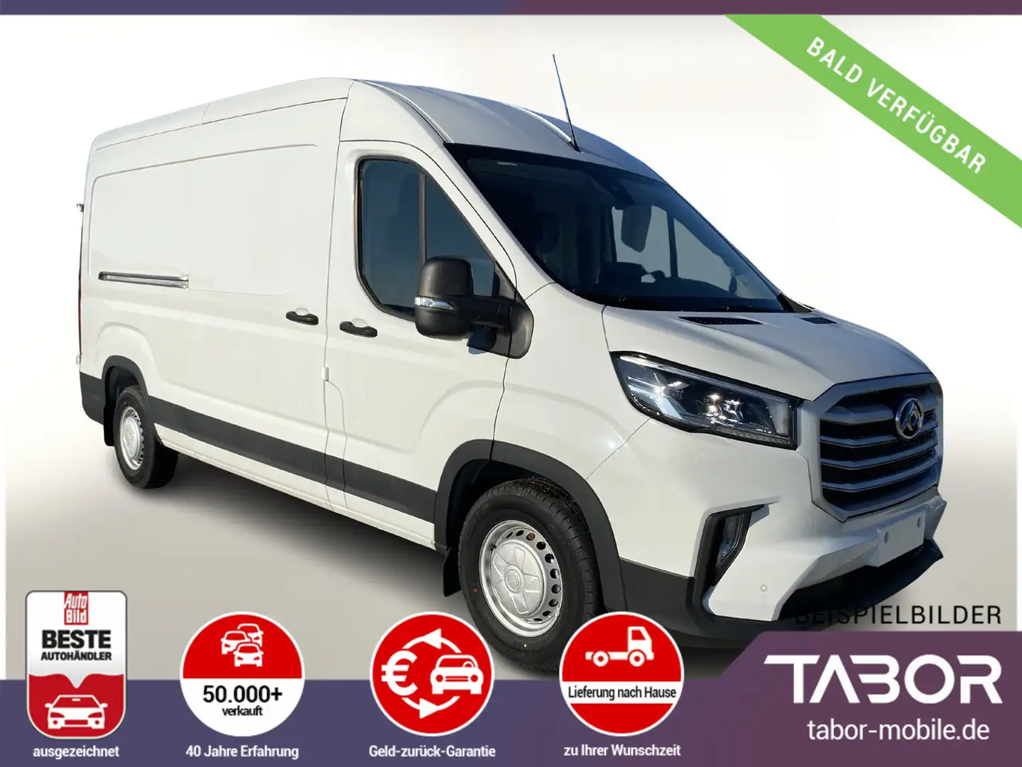 Maxus Deliver 9 9 2.0 Diesel 148 L3H2 LED Kam PDC Temp Alb - 2