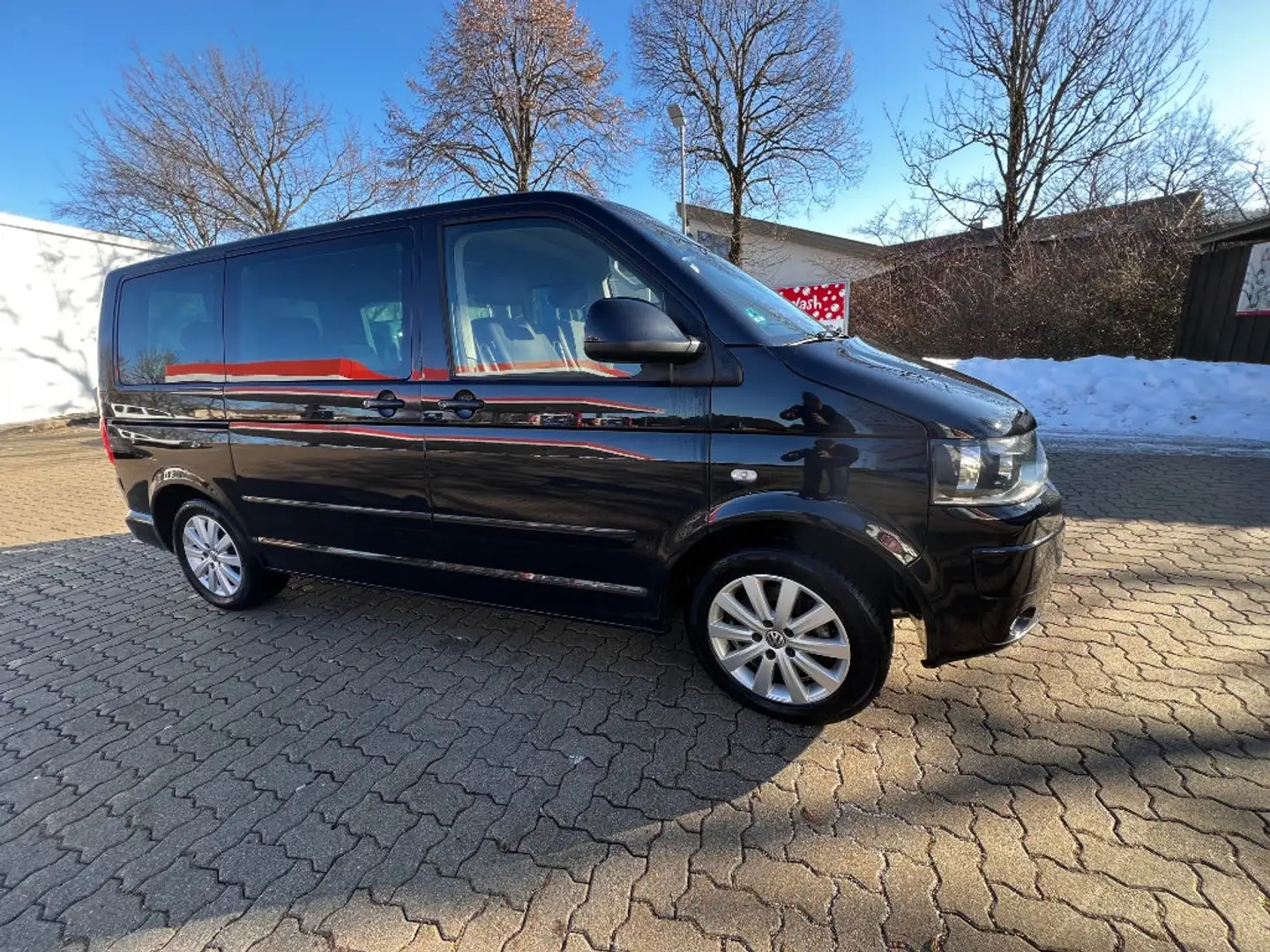 Volkswagen T5 Multivan Multivan Team+ DSG 4MOTION ALLRAD ATM Standheizung Negro - 1