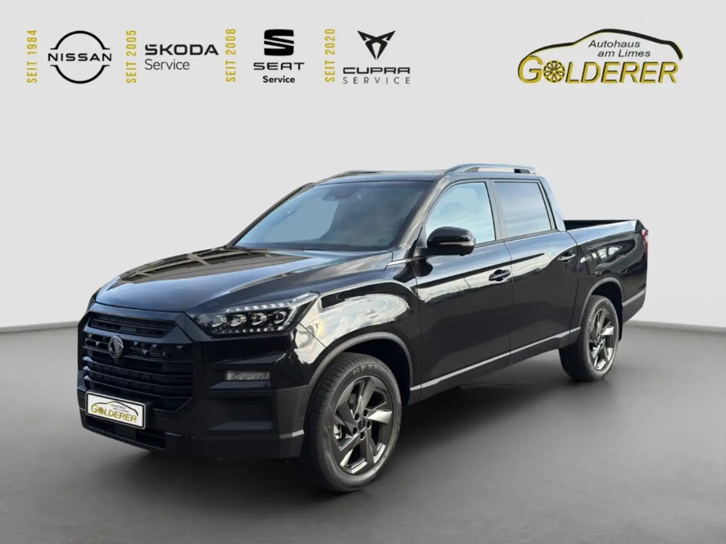 KGM Musso Khan Black 2.2 D AWD Navi Digitales Cockpit Klimas Schwarz - 1