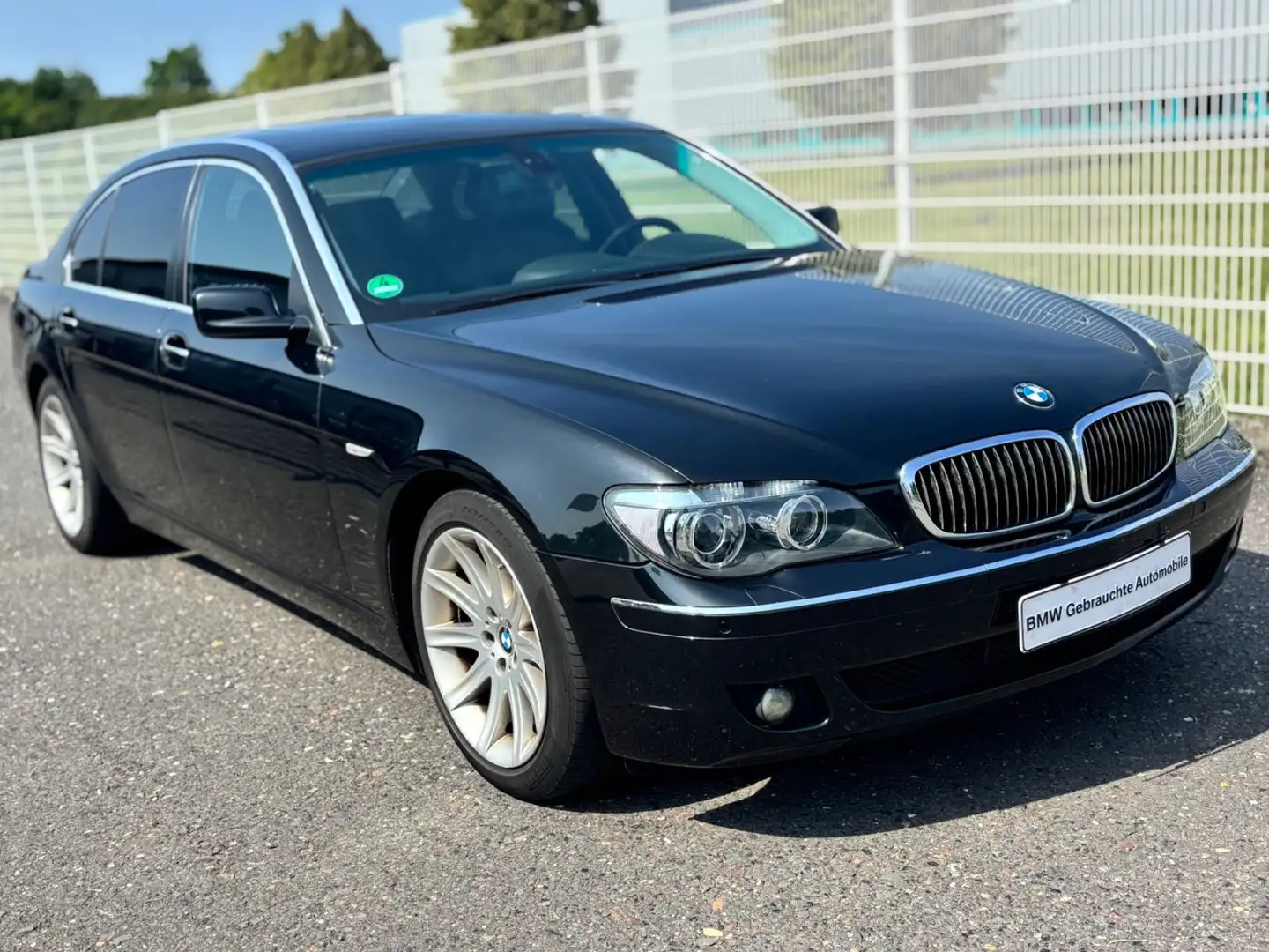 BMW 750 i Long Navi+DVD/SD/Leder/Xenon-Voll! Negro - 2