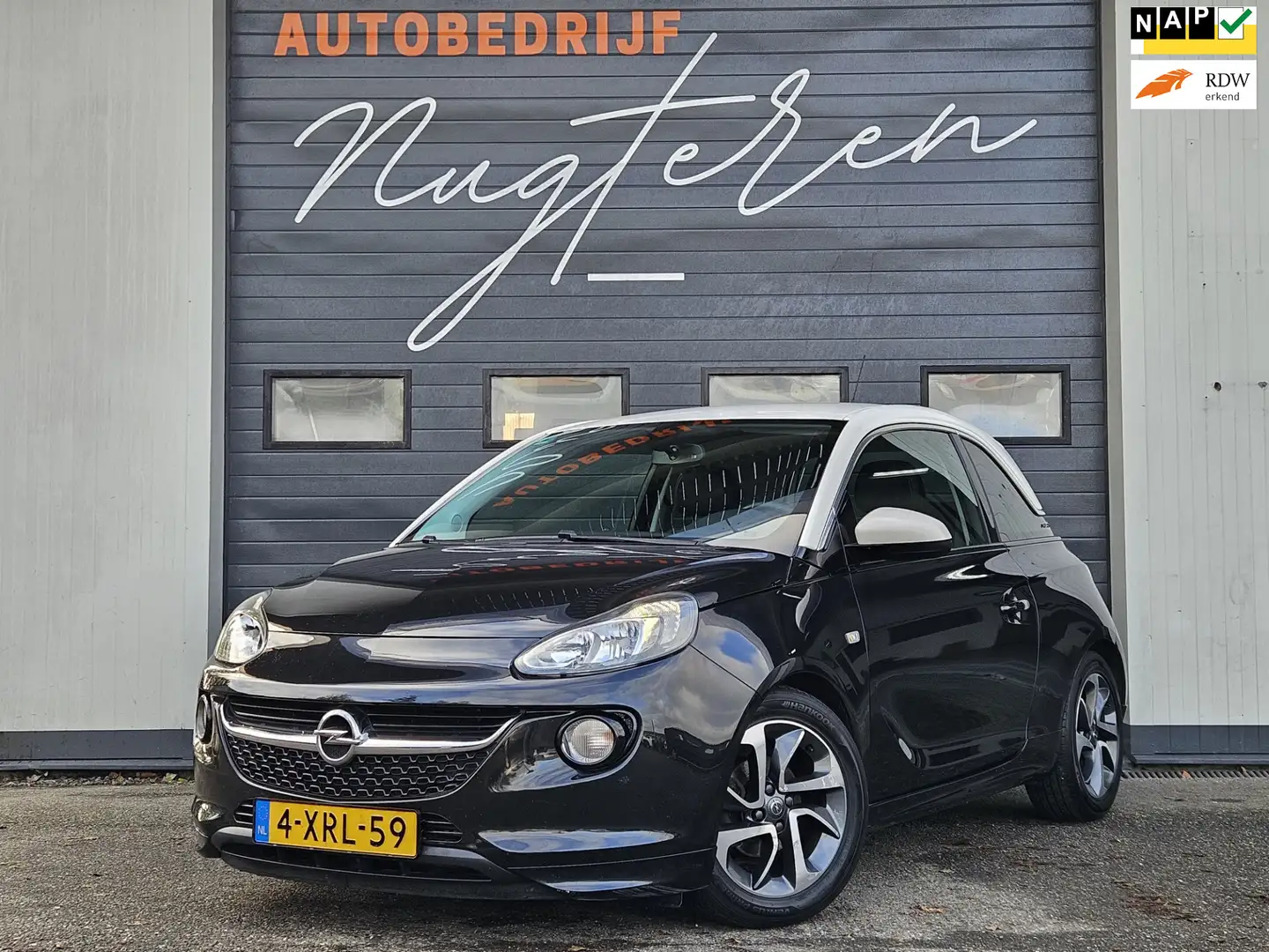 Opel Adam 1.0 Turbo Slam Favourite|1e Eigenaar|Stoel-Stuur v Noir - 1