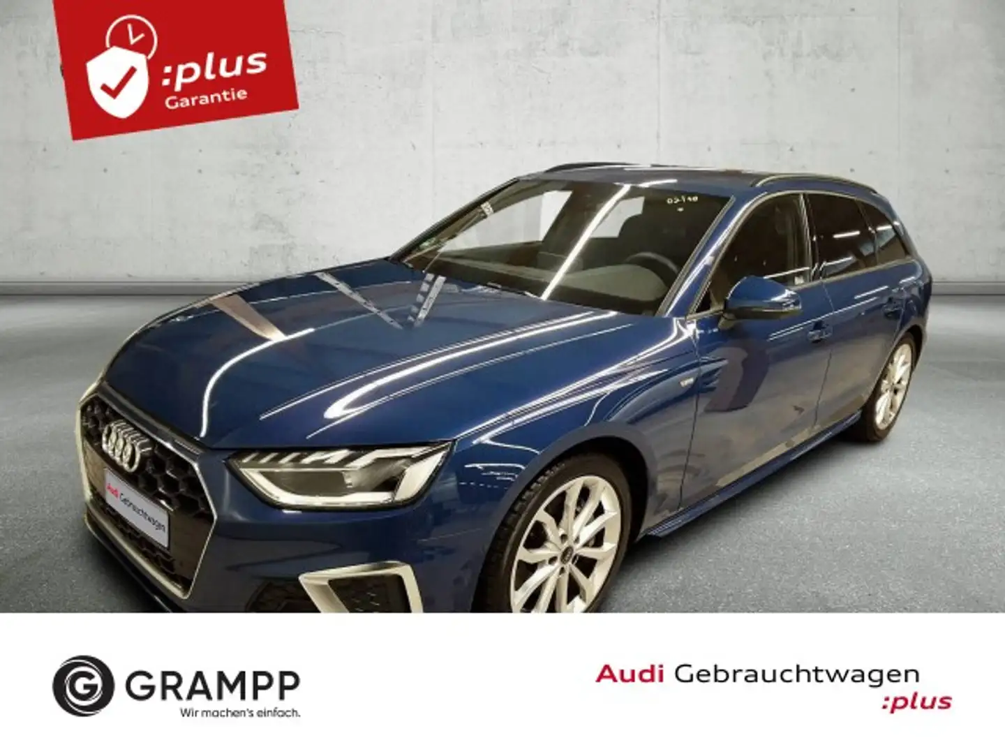 Audi A4 Avant S line 40 TFSI S-tronic +AHK+360°+LED+ Blau - 1