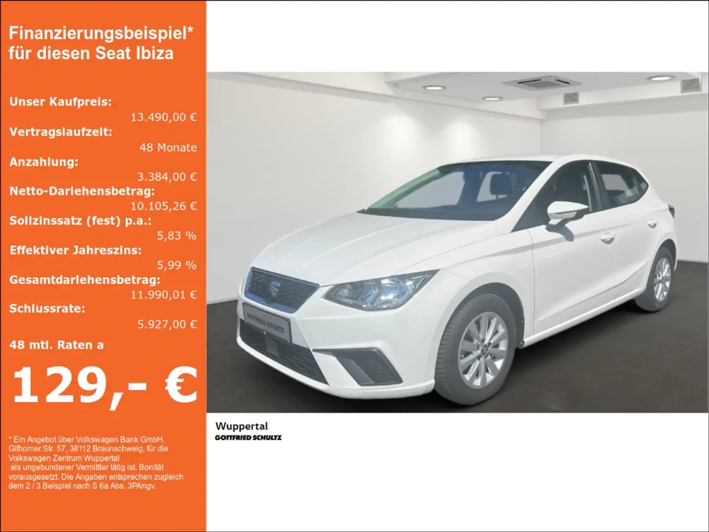 SEAT Ibiza 1.0 TSI Style NAVI SHZ PDC LM /GW-Platz Blanco - 1