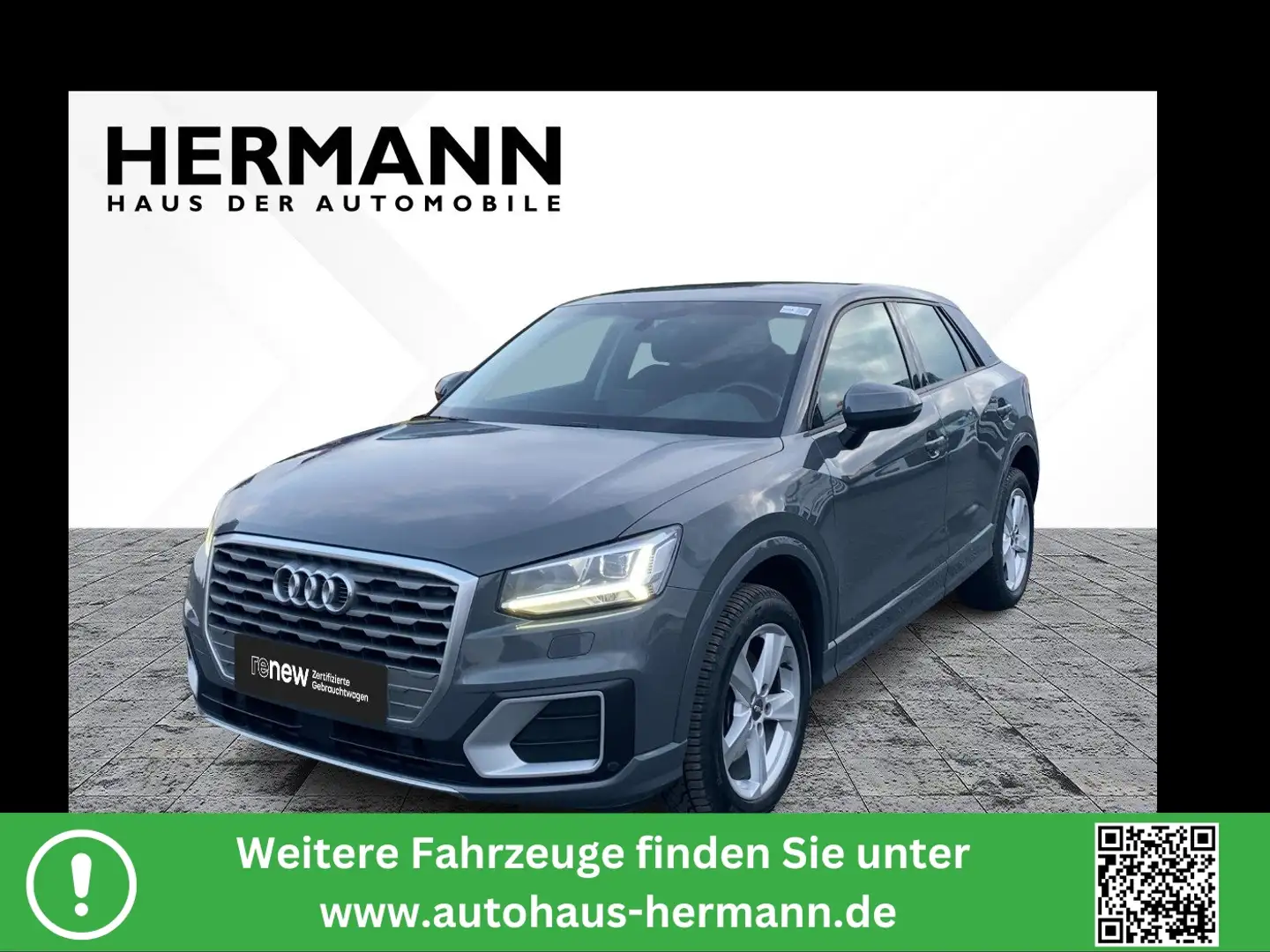 Audi Q2 1.0 TFSI sport ultra LED*NAVI*SHZ*PDC*2xKlima Grijs - 1