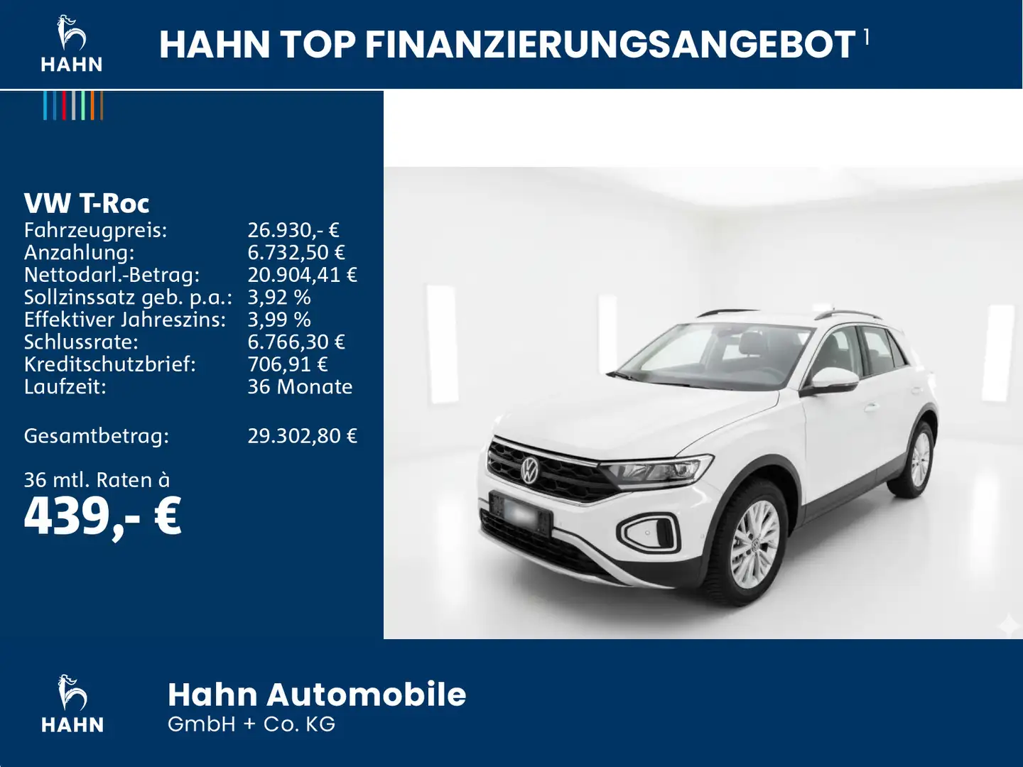 Volkswagen T-Roc 1.5TSI DSG Life LED Nav Parklenk APP Sitzh Grau - 2