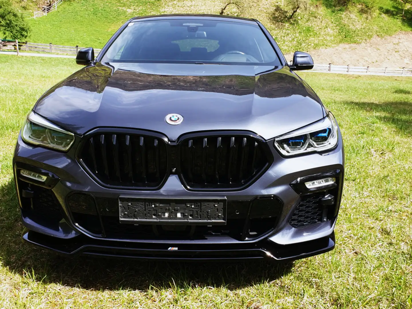 BMW X6 X6 Sport+Luxus-Volleder-Luftfederung+Hinterradlenk Grau - 1