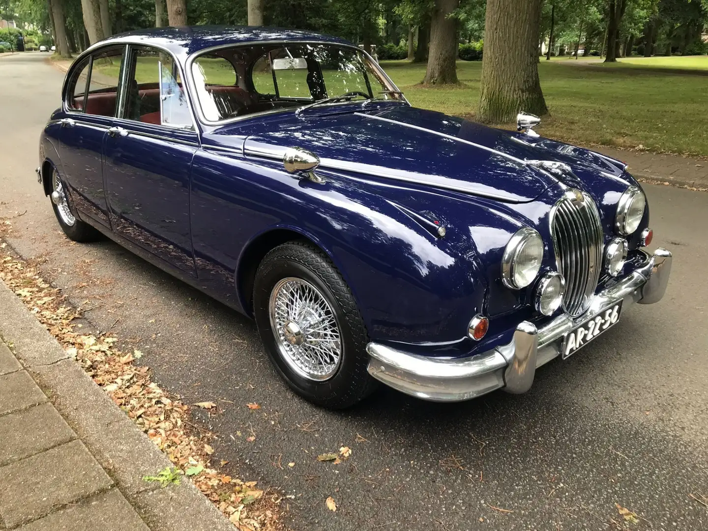 Jaguar MK II Overhauled  motor  1358 kms Blauw - 1
