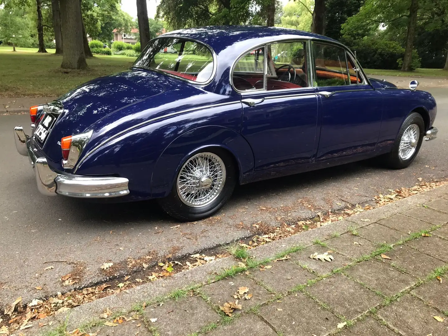 Jaguar MK II Overhauled  motor  1358 kms Blauw - 2