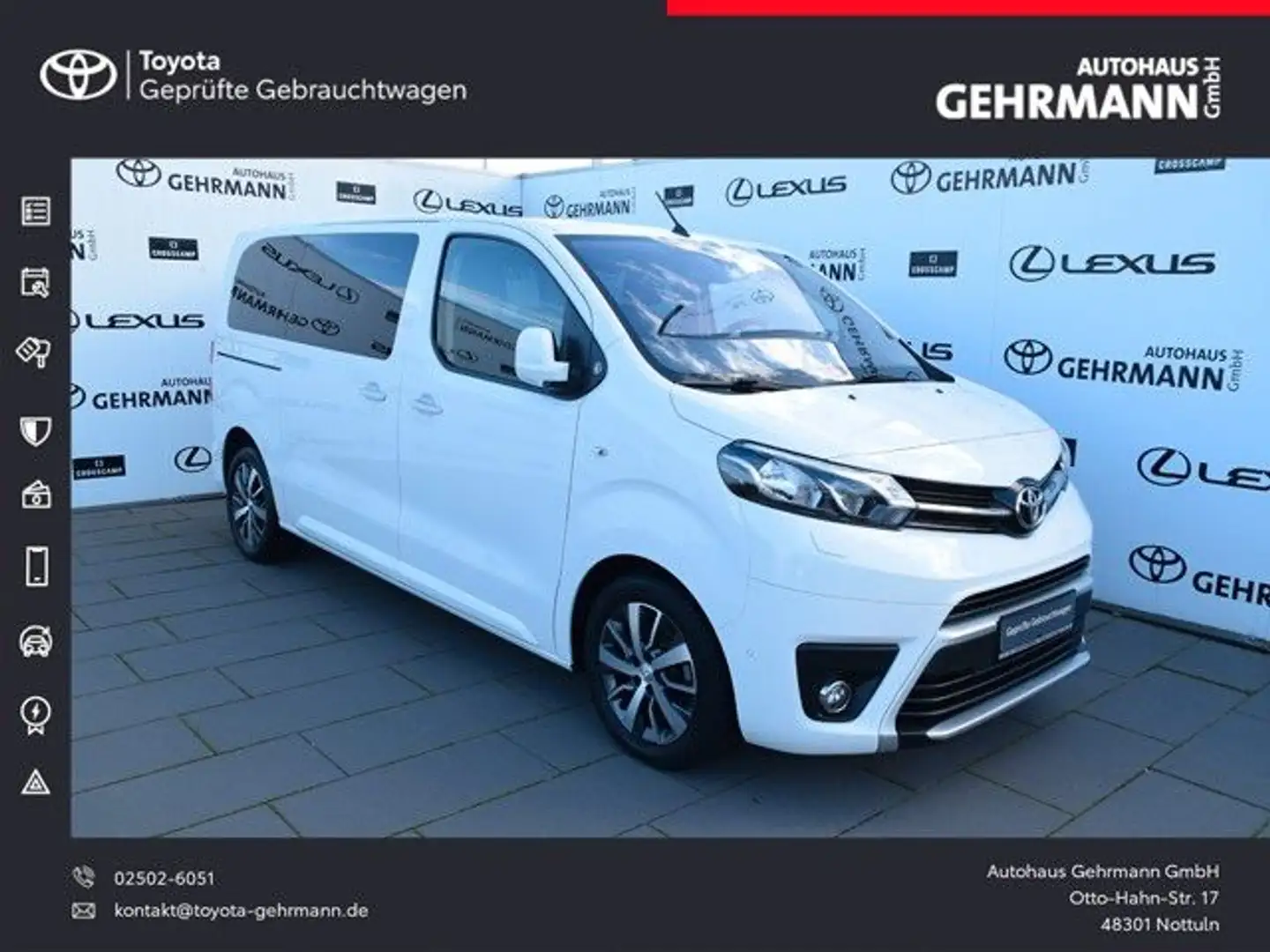 Toyota Proace Verso L1 Team Deutschland Bianco - 1