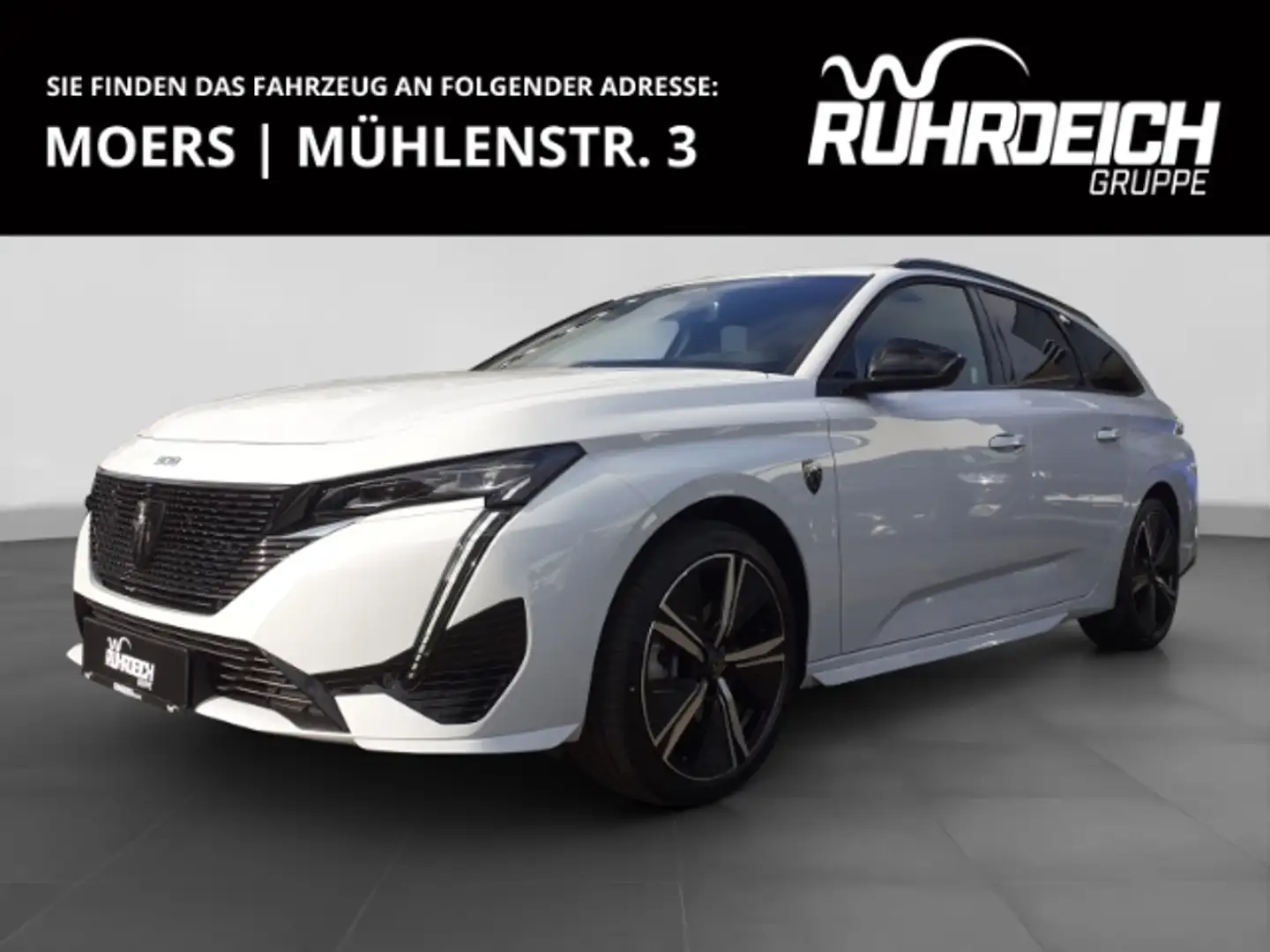 Peugeot 308 SW GT HYBRID 136 e-DSC6 +AHK+360KAM+KEYL.+NAV+ACC+ Weiß - 1