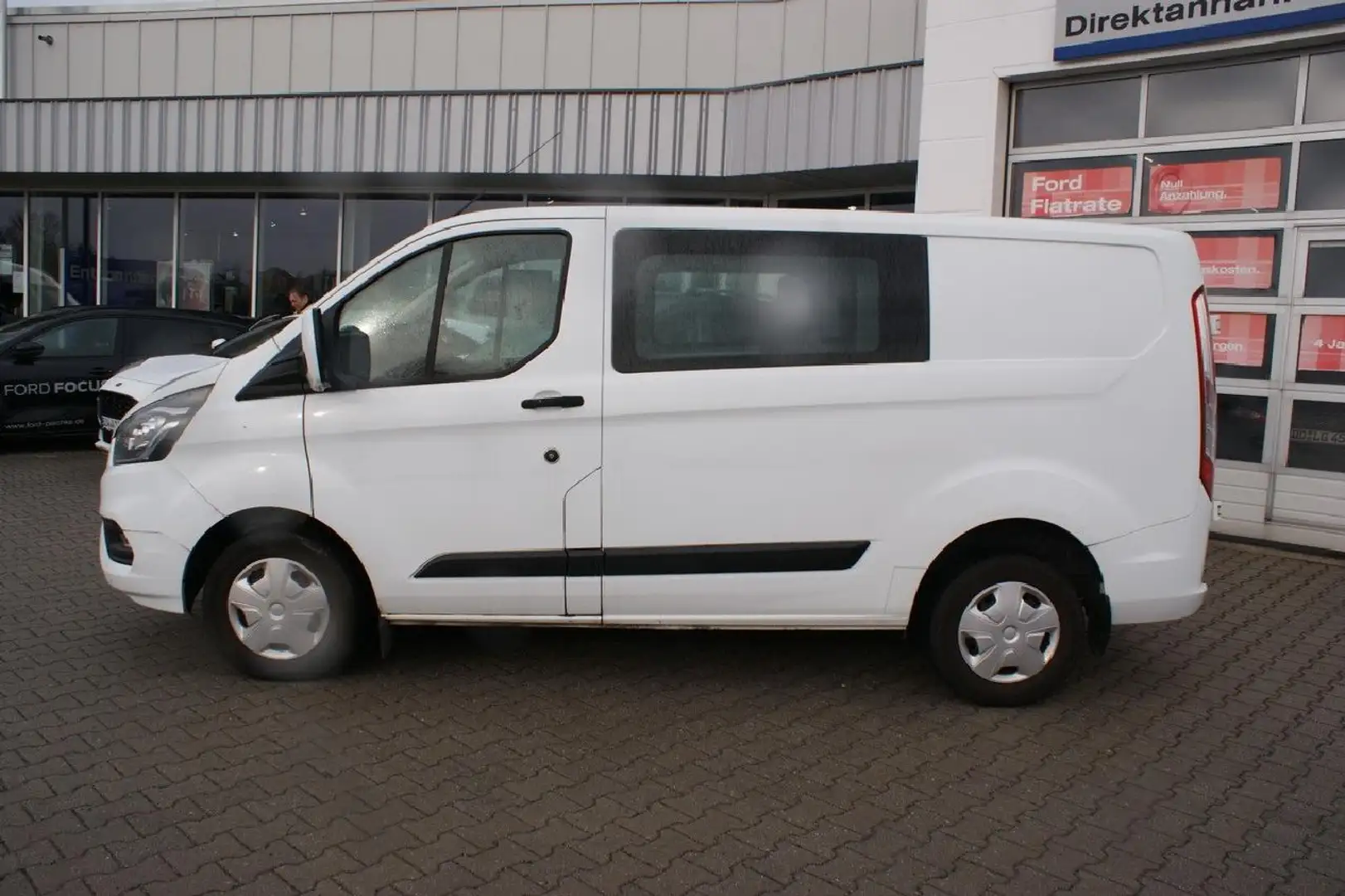 Ford Transit Custom 300 L1 Trend DoKa 6 Sitze Zahnriemen neu Weiß - 2