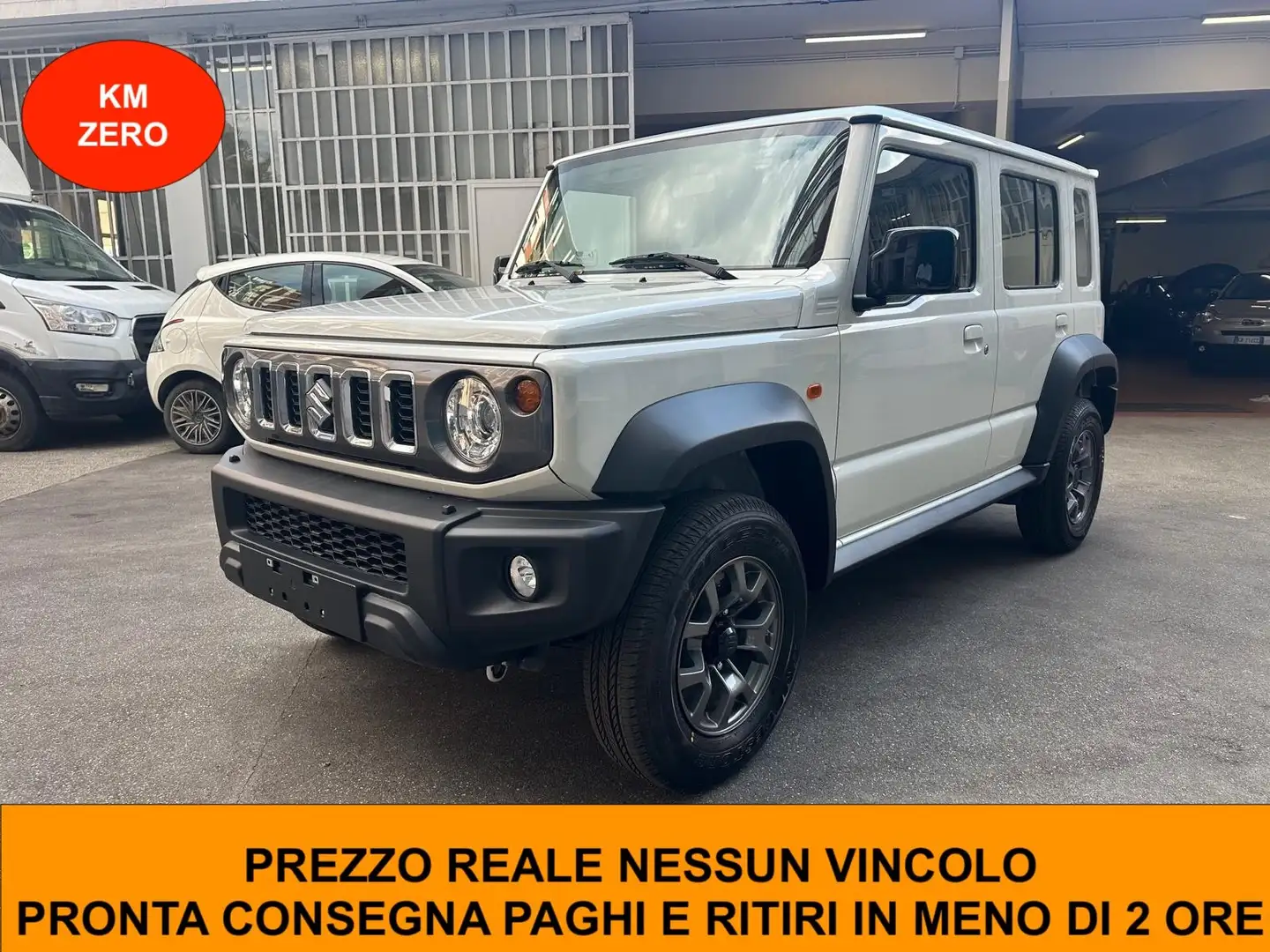 Suzuki Jimny 1.5 100cv GLX 5 Porte Allgrip Auto Prezzo Reale Bianco - 1