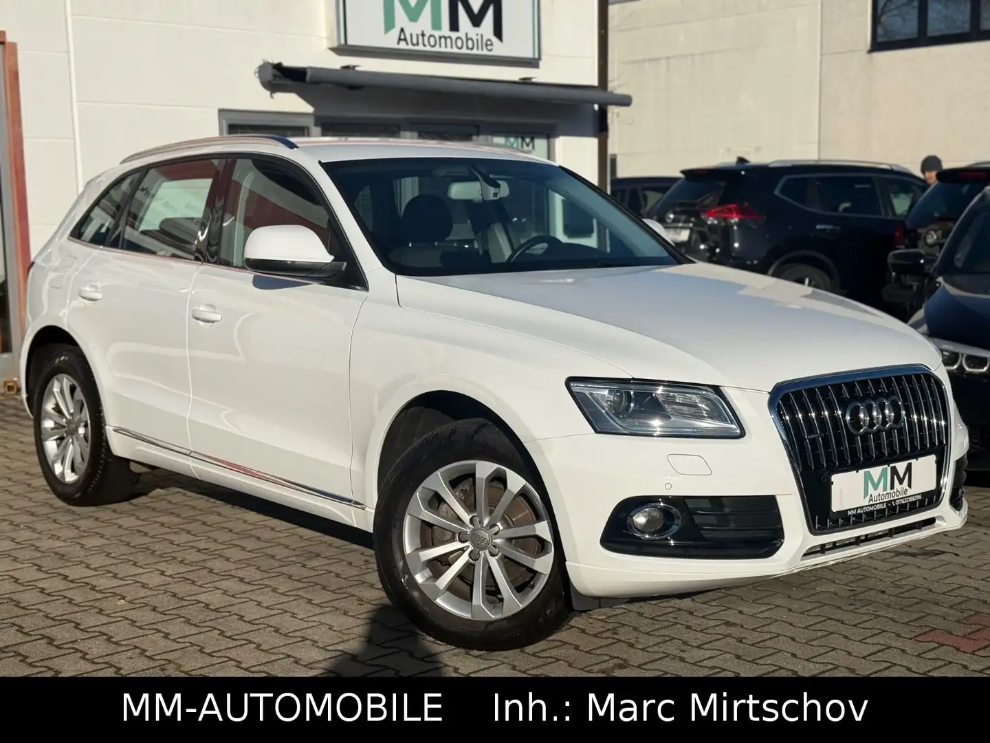 Audi Q5 2.0 TDI quattro S-tronic-1.HAND-NAVI-XEN-SHZ Weiß - 1