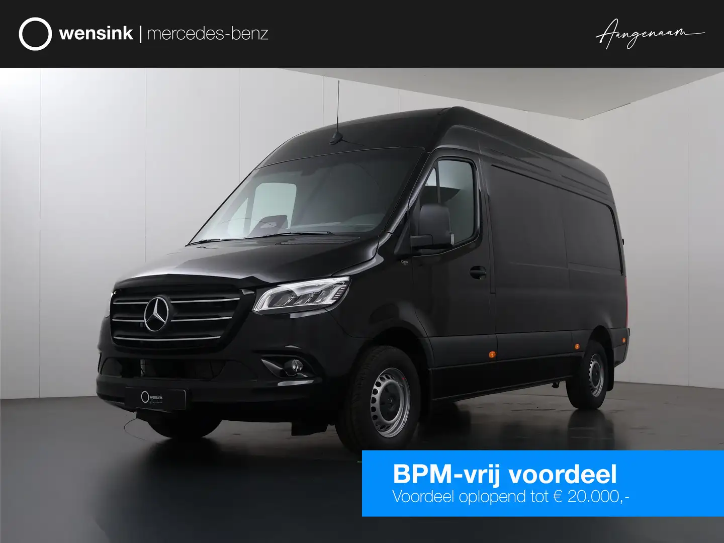Mercedes-Benz Sprinter 319 L2H2 RWD SELECT | LED | BPM VRIJ | DISTRONIC | Schwarz - 1