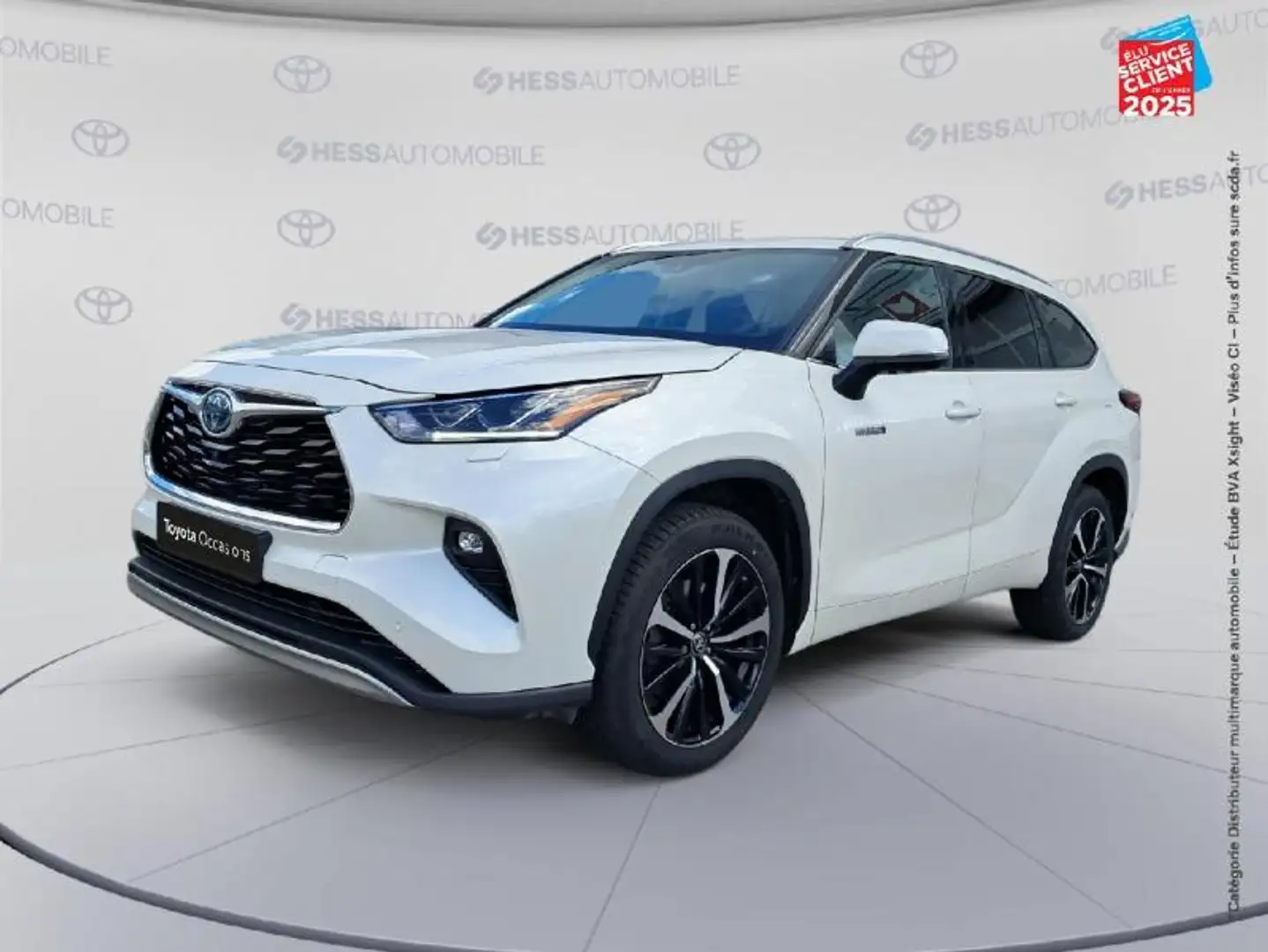 Toyota Highlander 2.5 Hybrid 248ch Lounge AWD-I MY22 Noir - 1