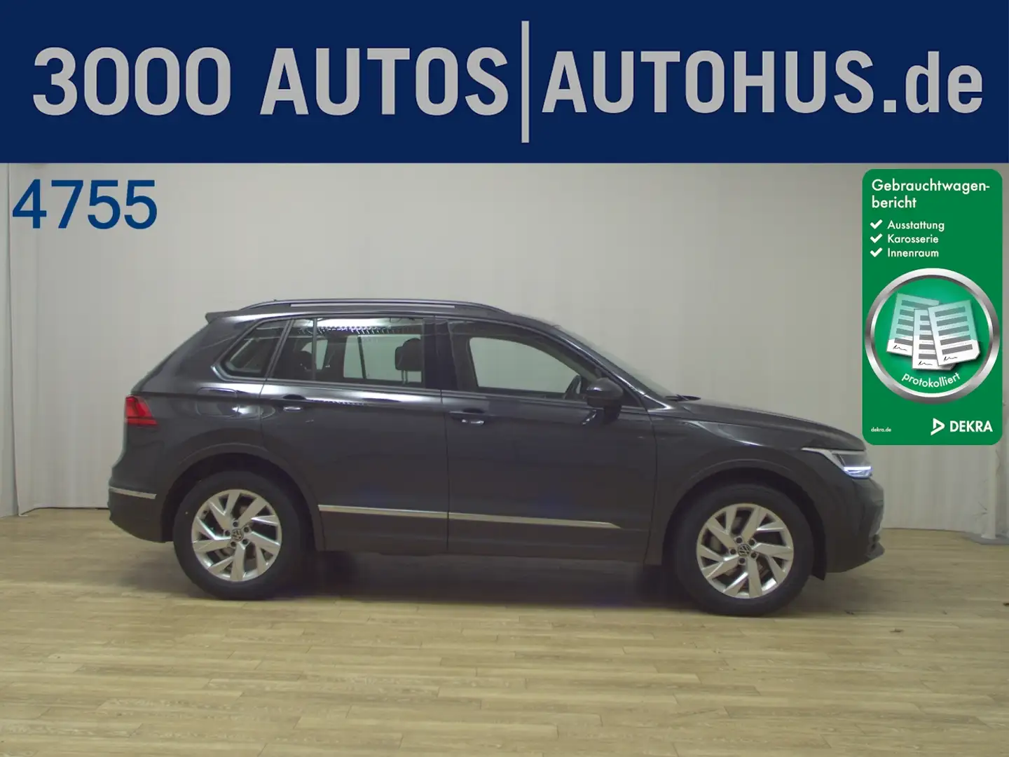 Volkswagen Tiguan 2.0 TDI BMT 4Motion Life AHK 4x4 Navi LM Grijs - 1