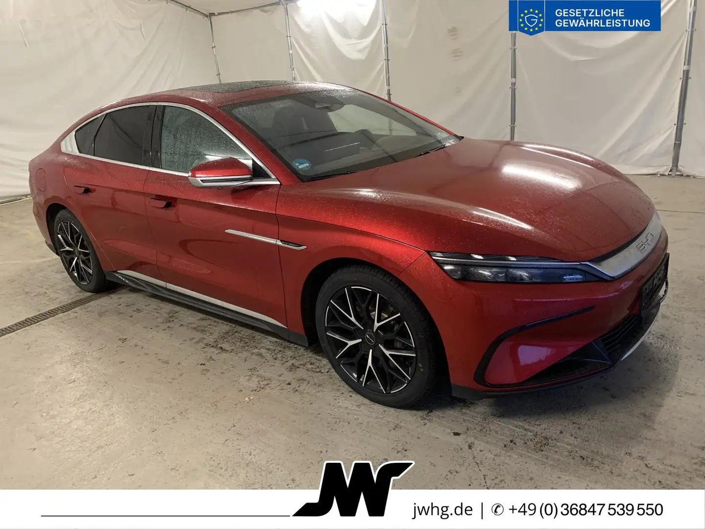 BYD Han AWD Executive 85,4 kWh/HUD/PANO/4xSiLüftung Rot - 2