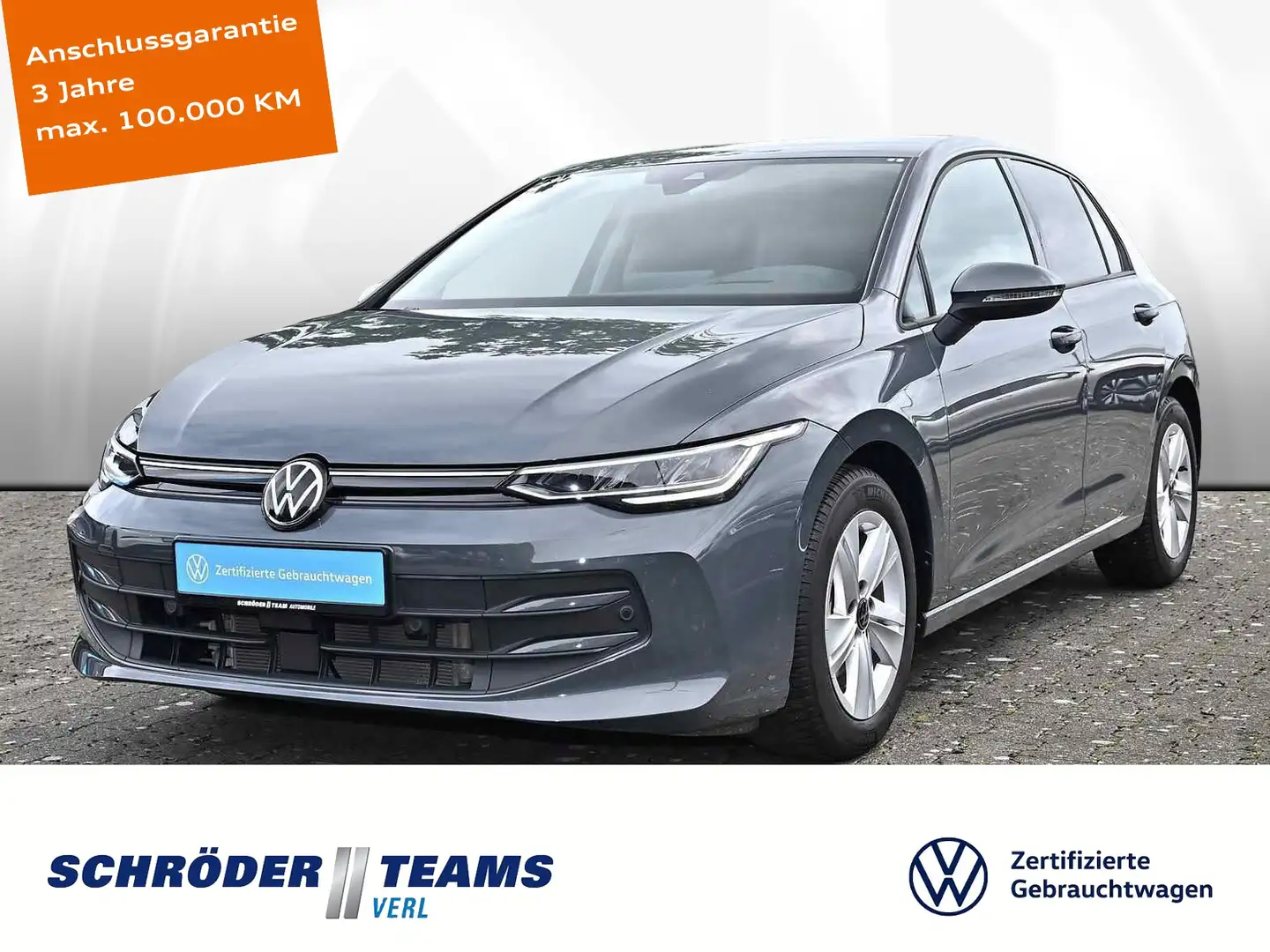 Volkswagen Golf VIII 1.5 eTSI DSG Life Grijs - 1