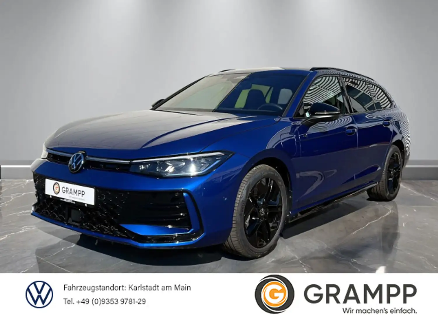 Volkswagen Passat Variant R-Line 1.5TSIe DSG +AHK+360°+LED Blau - 1