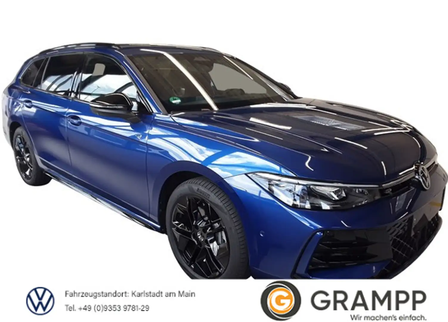 Volkswagen Passat Variant Passat R-Line 1.5TSIe DSG +AHK+360°+MATRIX-LED+ Azul - 1