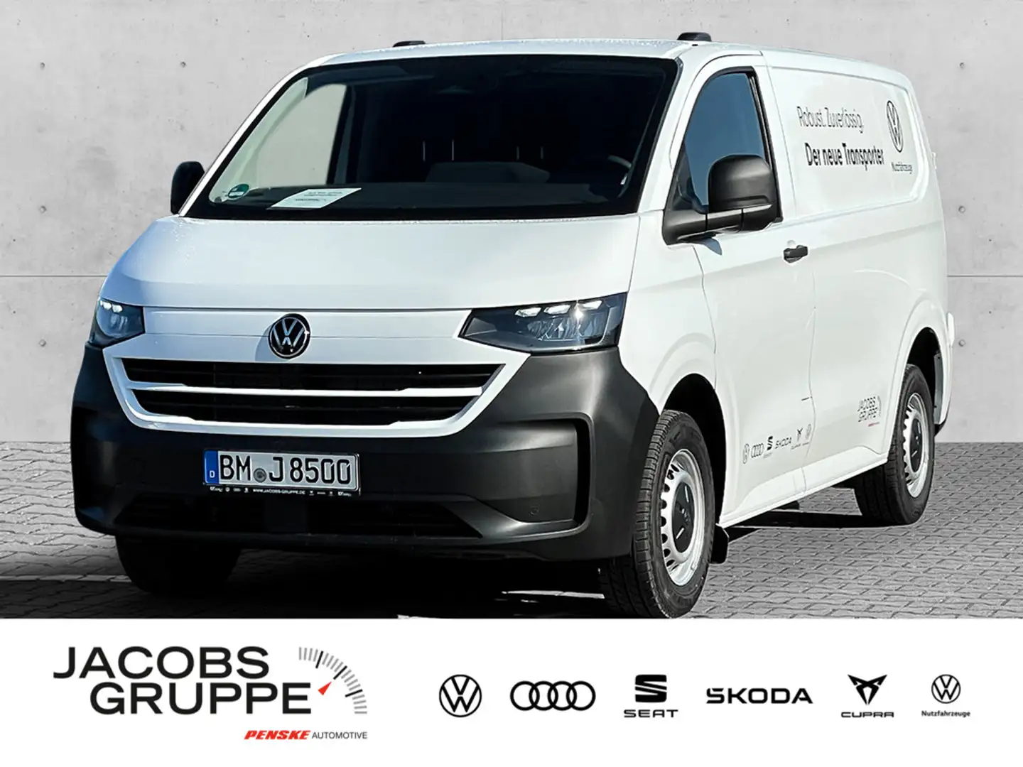 Volkswagen T7 Transporter Kasten 2.0 TDI AHK/Kamera/Klima Weiß - 1