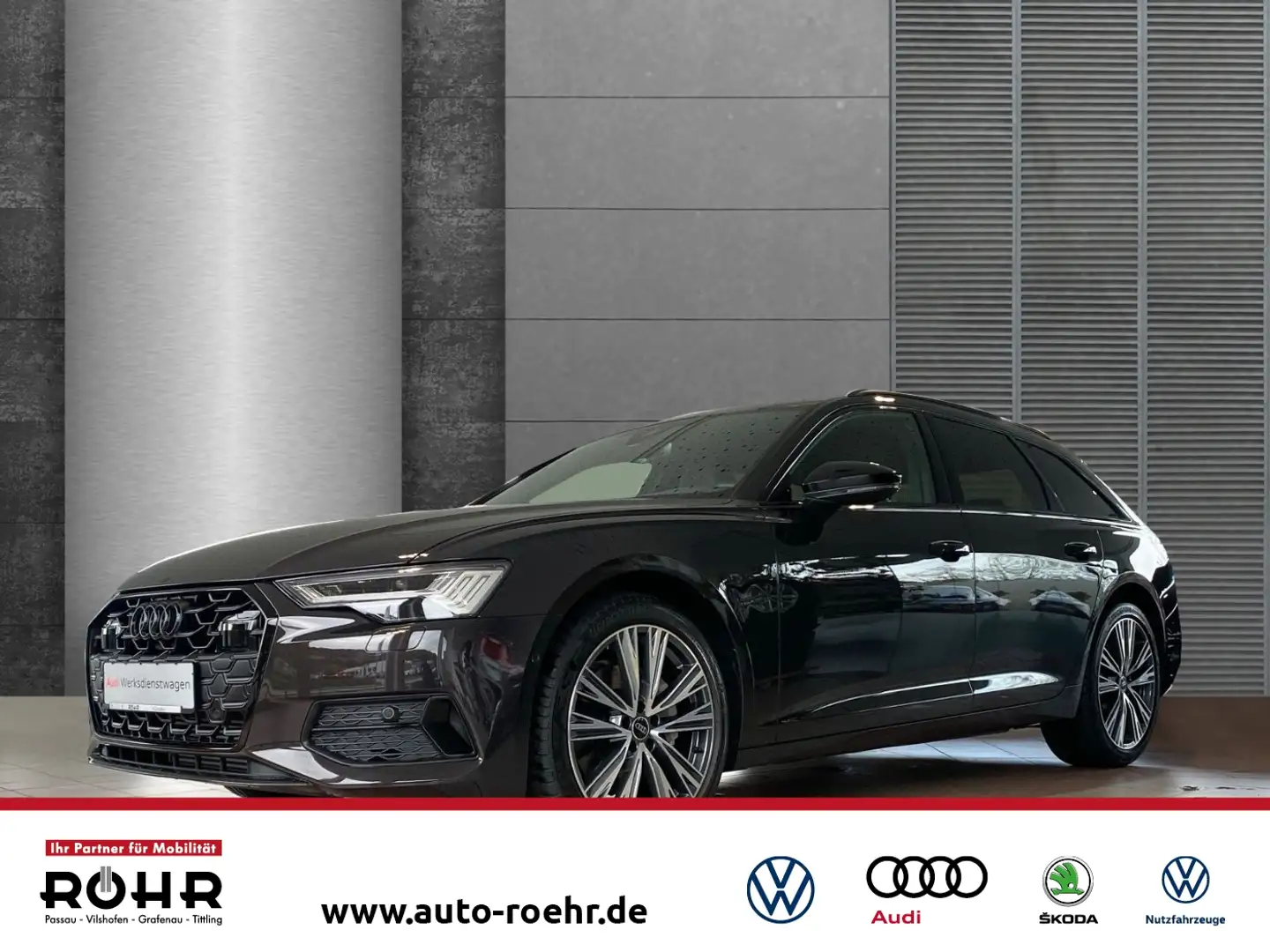 Audi A6 Avant (SHZ.AHK.PDC.SH.HD MATRIX LED.NAVI.GRA) 45 T Brun - 1