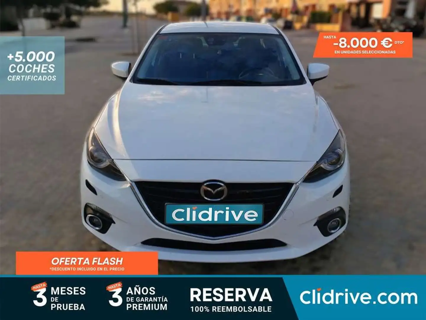 Mazda 3 2.2 DE 150 MT Luxury Safety SDN Blanco - 2
