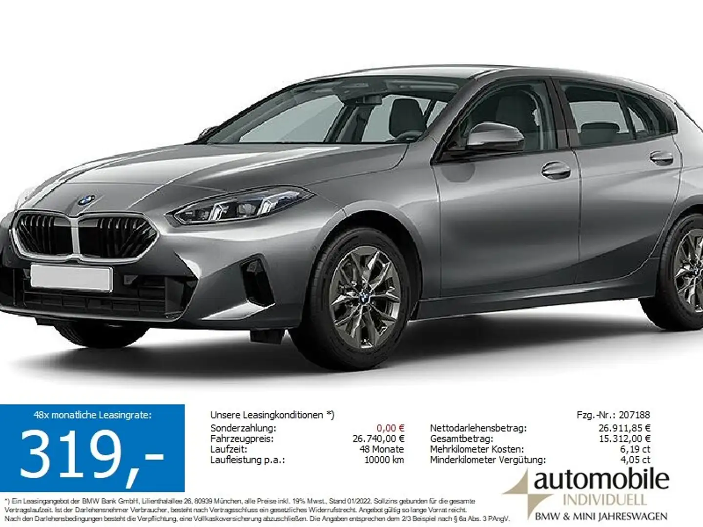 BMW 120 i F70 DKG Widescreen DAB LED Parkassistent Grau - 1