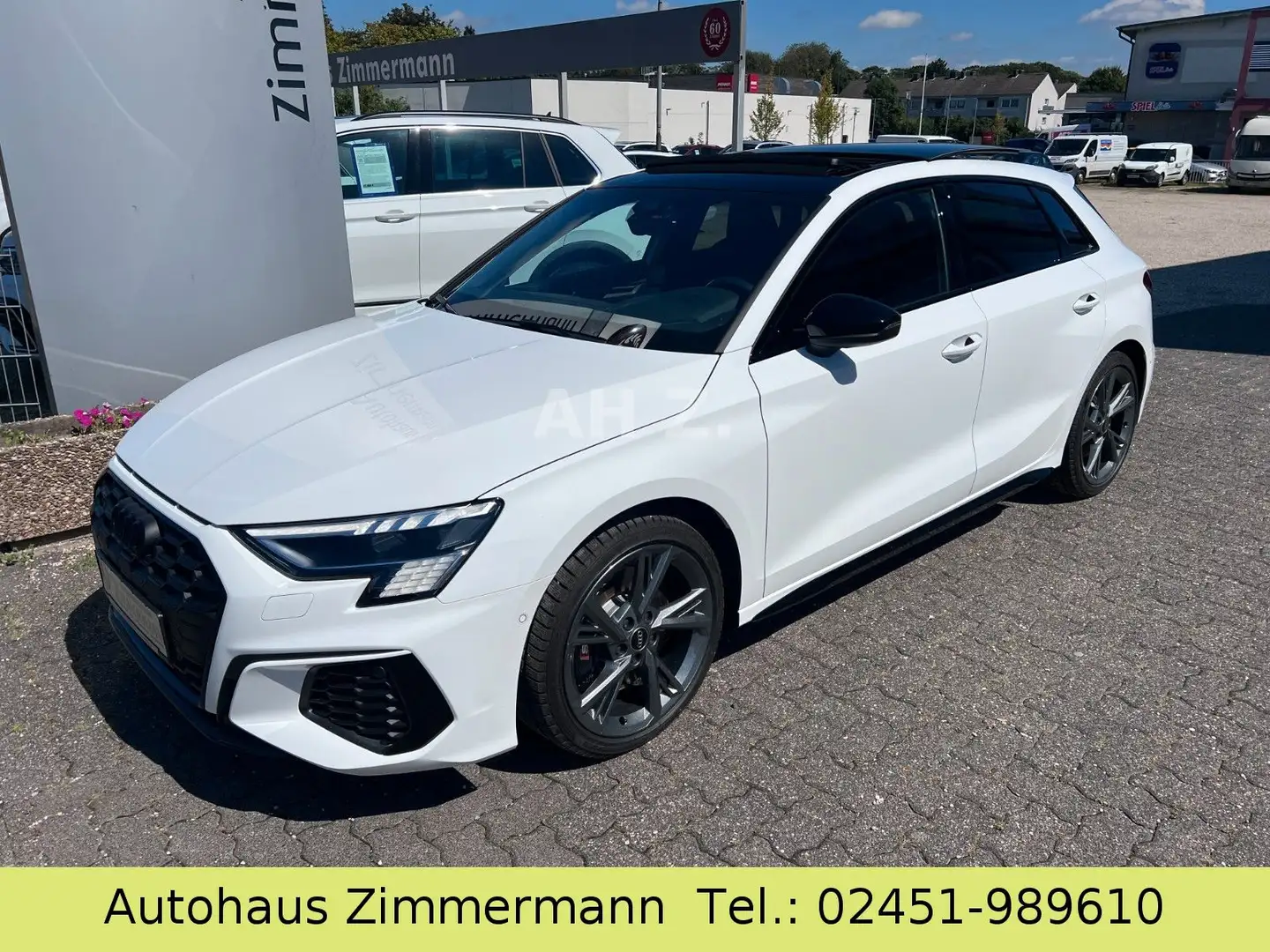 Audi S3 Sportback PANO+ACC+KAM+B&O+MMI+BlackStyle Wit - 1