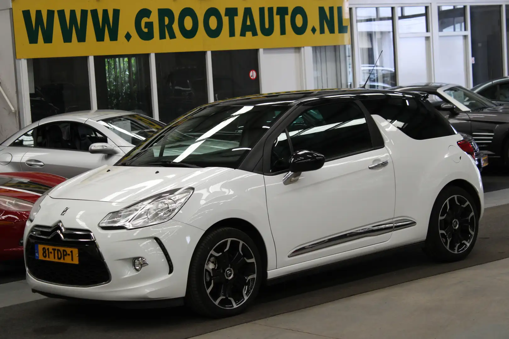 Citroen DS3 1.6 THP Sport Chic Airco, Cruise control, Sportsto Wit - 1