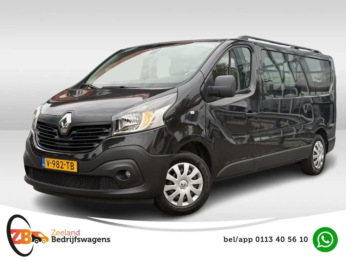 Renault Trafic 1.6 dCi T29 L2H1 DC Comfort | NL-auto | 1e Eig | N Zwart - 1