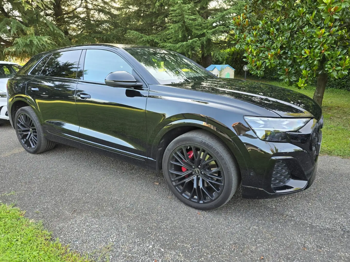 Audi Q8 50 3.0 tdi mhev S line edition TETTO-67131€+IVA Nero - 2