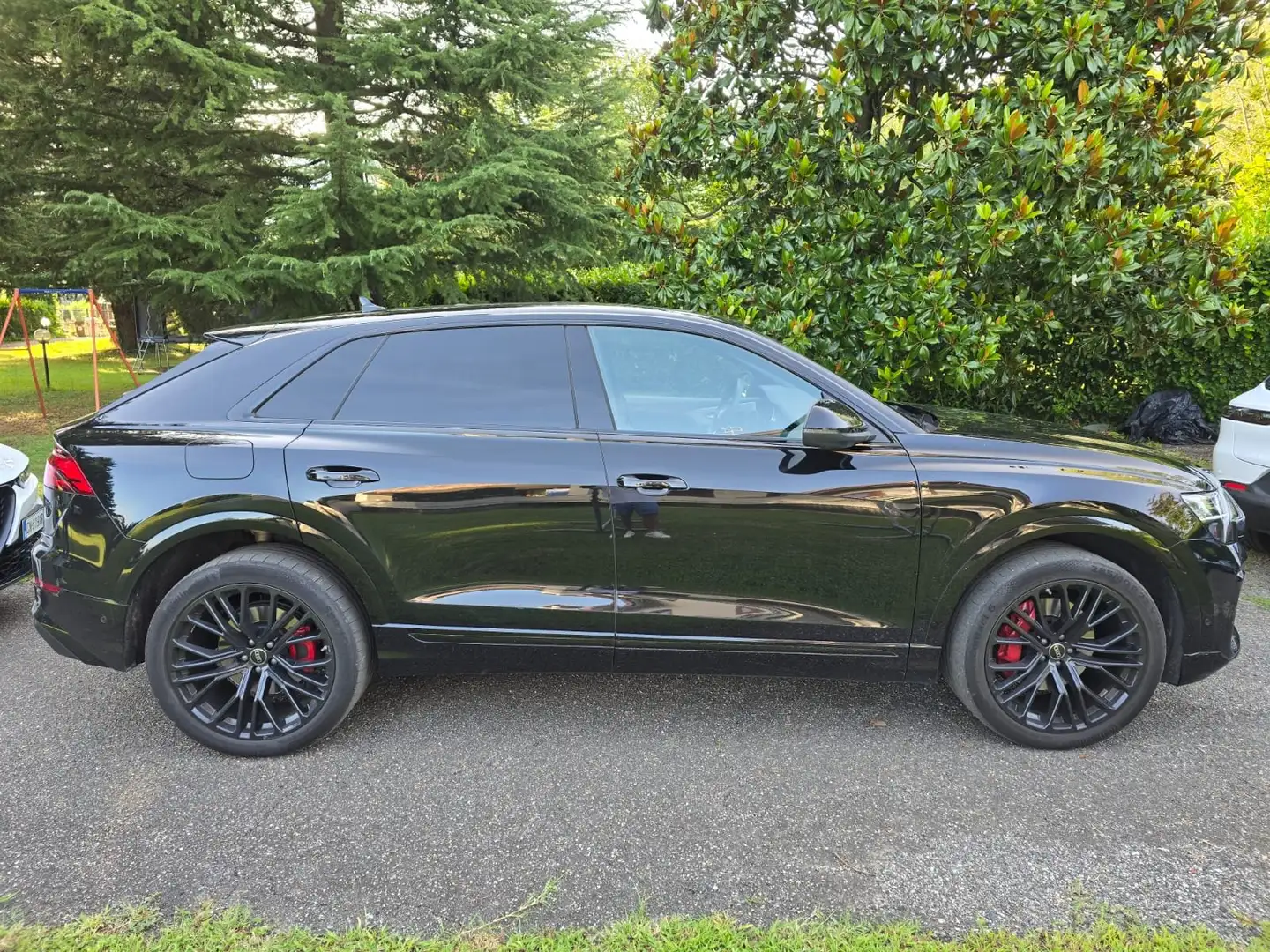 Audi Q8 50 3.0 tdi mhev S line edition TETTO-67131€+IVA Nero - 1