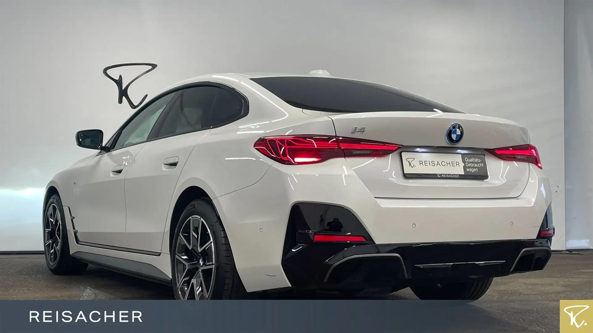 BMW i4 A eDrive40 Gran Coupé M-Sport,AHK,DAProf,Auto Weiß - 2
