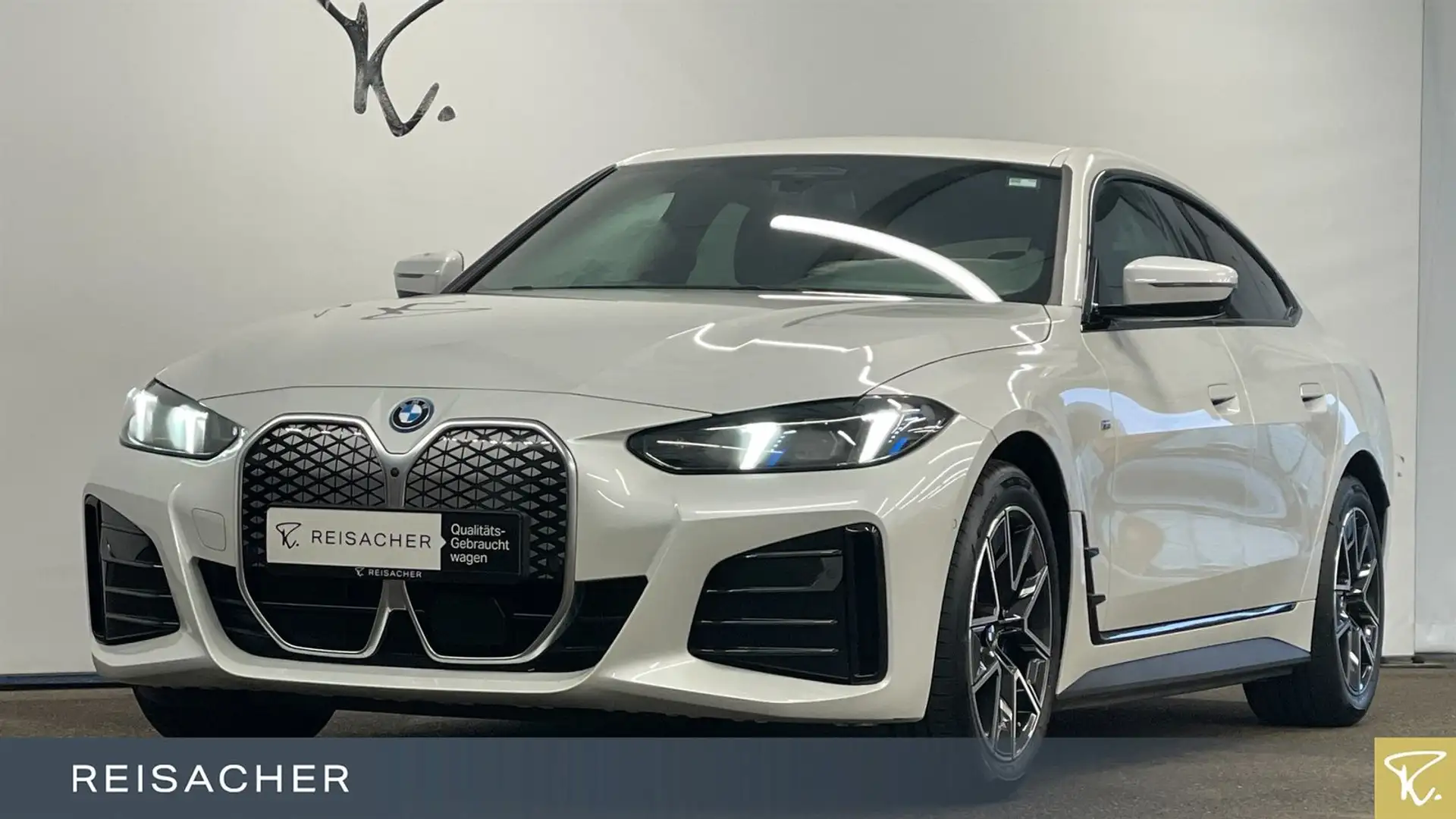 BMW i4 A eDrive40 Gran Coupé M-Sport,AHK,DAProf,Auto Weiß - 1