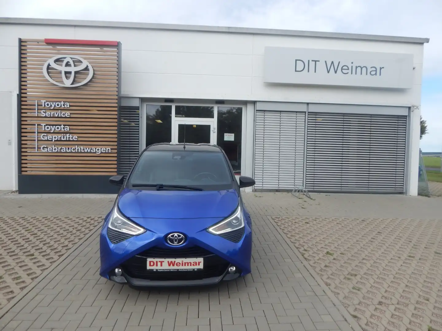 Toyota Aygo 1.0 x-final Kamera + Facelift +SpurH Blau - 1