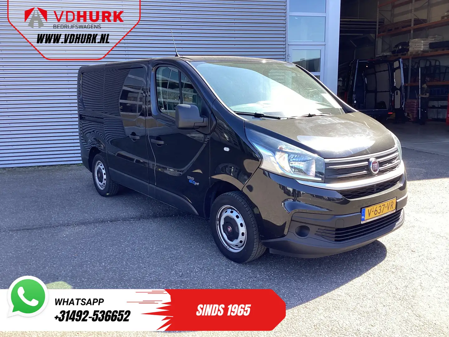 Fiat Talento 1.6 MJ 125 pk EXPORT ONLY NL Auto/ Dealer Ond./ Cr Zwart - 1