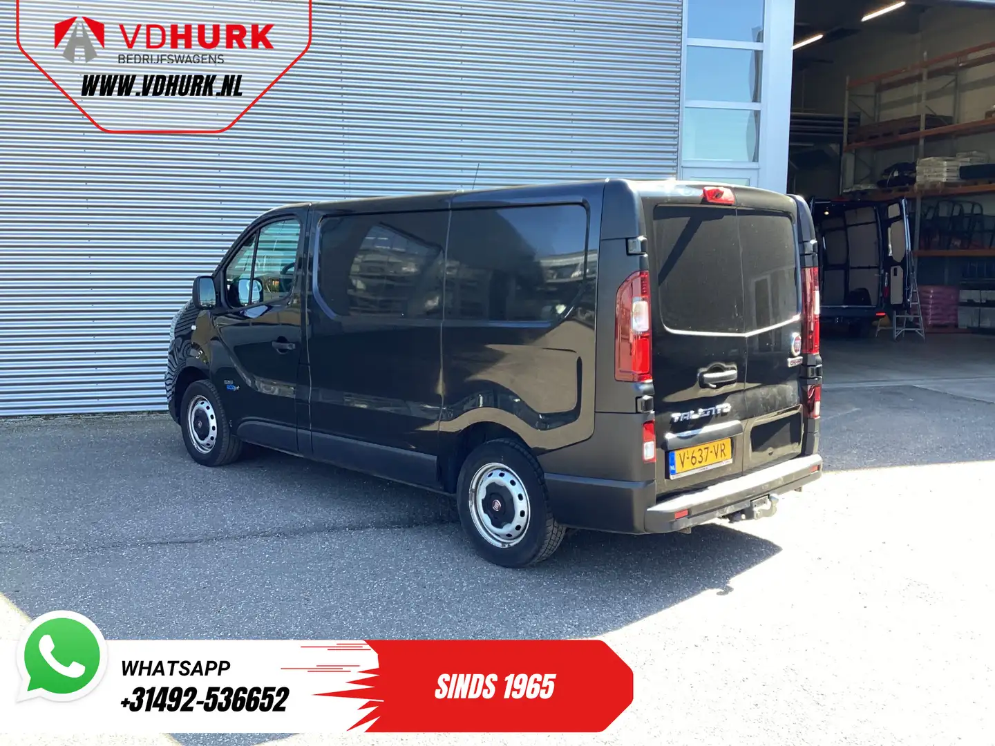 Fiat Talento 1.6 MJ 125 pk EXPORT ONLY NL Auto/ Dealer Ond./ Cr Zwart - 2