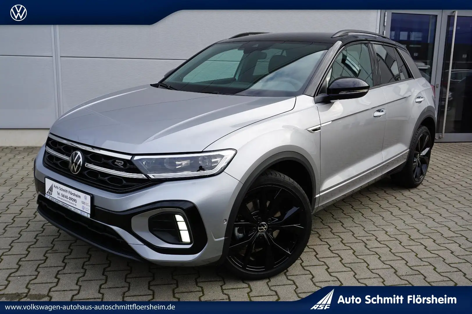 Volkswagen T-Roc R-Line 1.5 TSI 7-Gang DSG Navi,LED,Sthz,RFK,ACC Argento - 1