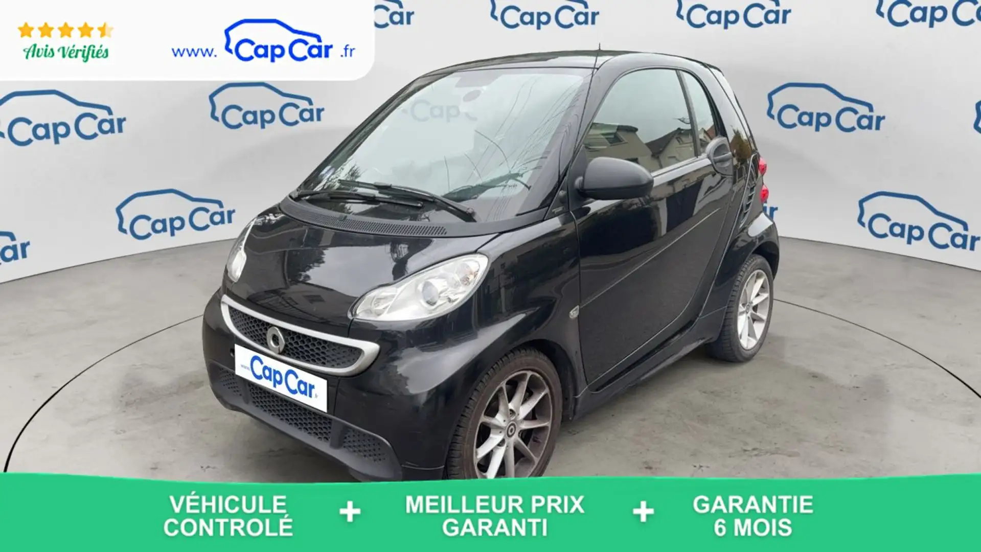 smart forTwo 1.0 71 BVA6 Passion Noir - 1